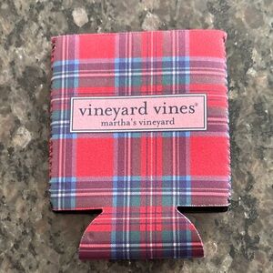 Vineyard Vines Plaid Can Cooler